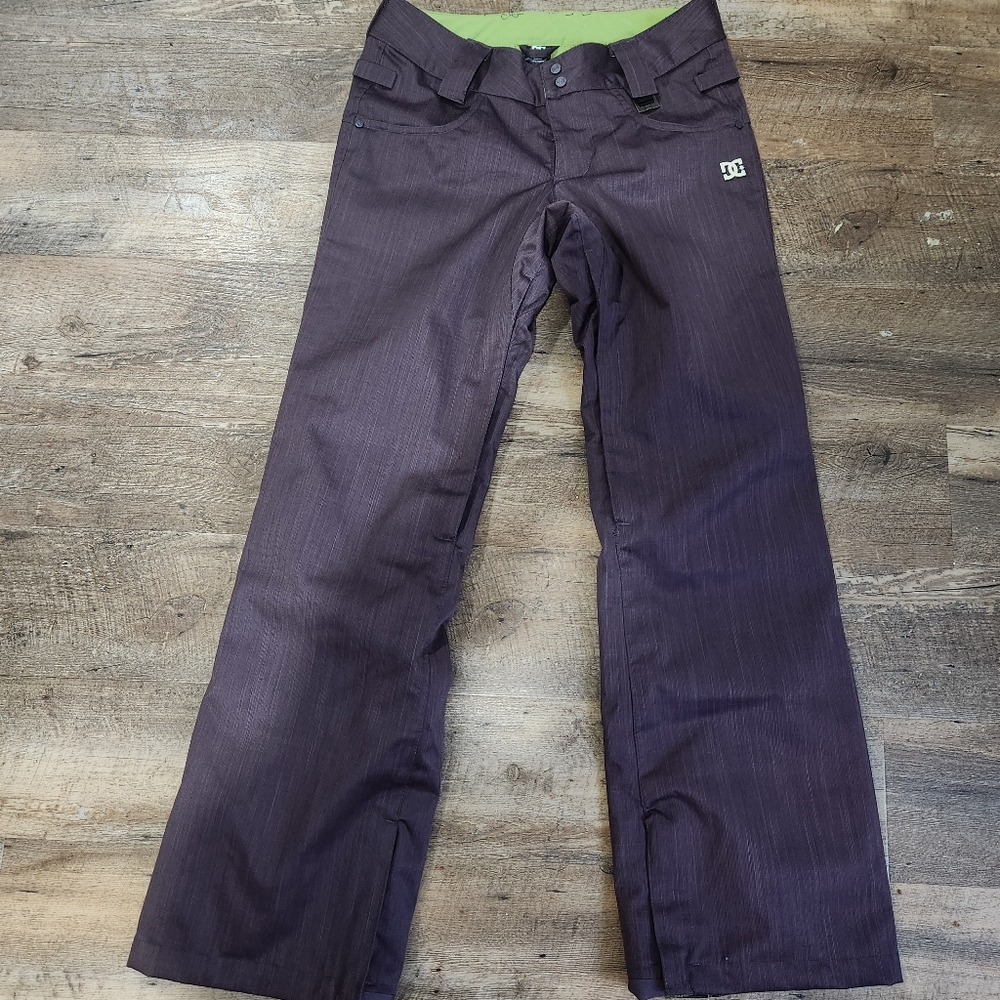 DC purple snow pants